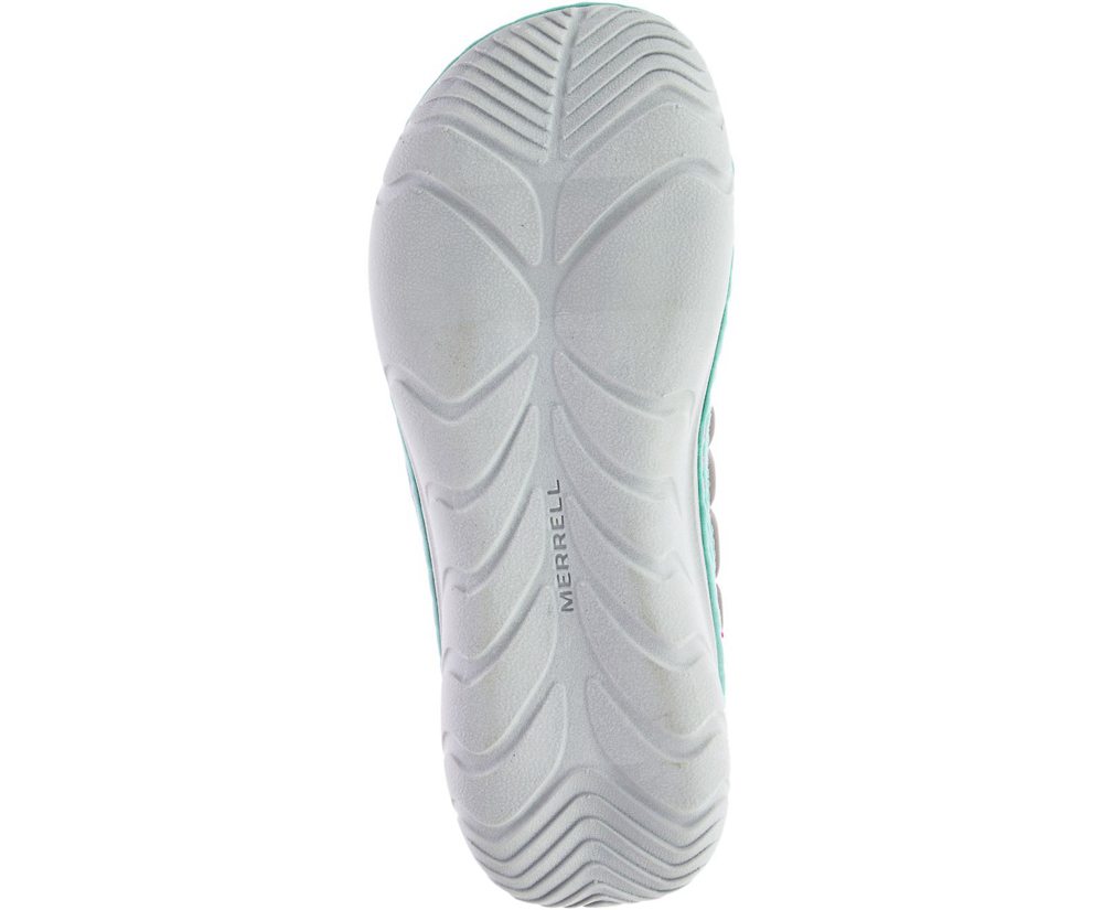 Merrell Slip Ons Grey/Pink - Hut Moc - Womens 97ASJEOWC